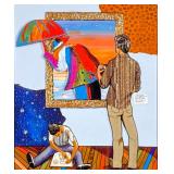MARCUS GLENN (American b. 1968) ARTWORK | Art Inspired by Life. Mixed Media. 21.5 x 17.5 in. sight S