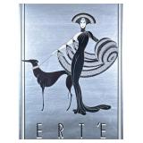 ERTE SIGNED PRINT | Romain de Tirtoff (1892-1990) Symphony in Black. Poster print. 26 x 19 in. Sight