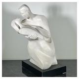 AUSTIN SCULPTURE CERAMIC SCULPTURE | A. Daniel Austin Sculpture ceramic sculpture of embracing coupl