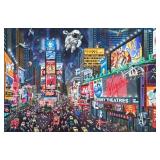 ALEXANDER CHEN (Chinese b. 1952) SERIOLITHOGRAPH | Times Square Panorama. Seriolithograph. 12.5 x 18