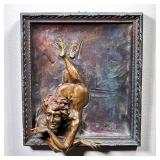 ANDREW DEVRIES BRONZE ART | Woman Bathing Bronze artwork. Signed, dated, & numbered 3/12 lower right