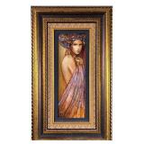 Csaba Markus (Hungarian b. 1953) GICLEE | Venus au Bain. Embellished Giclee on canvas. 19 x 6.5 in. 