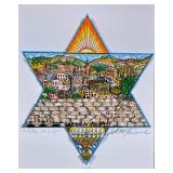 CHARLES FAZZINO (American b.1955) ARTWORK | A Star of Light. Mixed media. 11 x 10 in. sight. Signed,