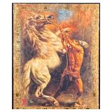 TOMASZ RUT (Polish b. 1961) GICLEE | Eridanus. Embellished giclee. 15.5 x 12.5 in. Sight. Signed low