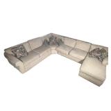 BROYHILL FURNITURE SECTIONAL | Large sectional couch from Broyhill Furniture including; 2 2-cushion 