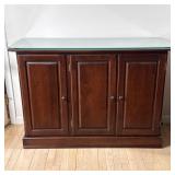 CANADEL SIDEBOARD | Wood sideboard with silverware drawer and 2 shelves. - h. 33 x w. 48 x d. 17.5 i