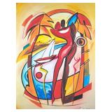 ALFRED GOCKEL (German, b. 1952) GICLEE | Romance Set Sail. Giclee on canvas. 32 x 23 in. sight Print