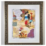 ALEXANDER (1959-2006) & WISSOTSKY (1959-2008) SERIGRAPH | Send My Love. Embellished serigraph. 21 x 