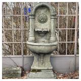 LARGE COMPOSITION GARDEN FOUNTAIN | Composition outdoor garden fountain. - h. 64 x w. 26 x d. 20 in