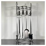 FIREPLACE TOOLS | Including: poker, brush, shovel. - h. 33 x w. 14 x d. 13 in