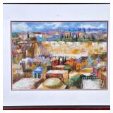 SLAVA BRODINSKY (Russian b. 1955) SERIGRAPH | City of Faith. Serigraph . 12 x 17 in. Sight. Signed l