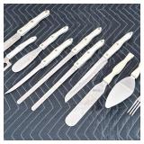 (10pc) CUTCO KNIVES & SERVING UTENSILS | Including an 8” chef knife, these serrated knives, a bagel 