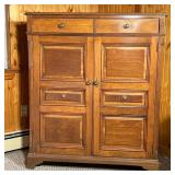 French (Louis XVI) Entrance Cabinet | French (Louis XVI) style entrance cabinet featuring dovetail c