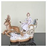 Bavarian "Luna" Figurine | CICO porcelain figurine of "Luna," the goddess of the moon, in a chariot 