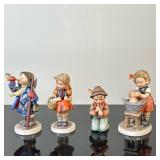 (4pc) Goebel Hummels - "Little Tooter" & Others | Vintage (1950s) West Germany (Goebel) Hummel "Litt