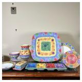 (35pc) "The Sweet Shoppe" Ceramic Ware | "The Sweet Shoppe" by Sango (designed by Sue Zipkin) cerami