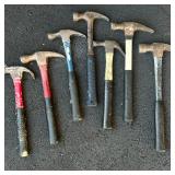 (7pc) Collection of Hammers | Collection of hammers/tools.