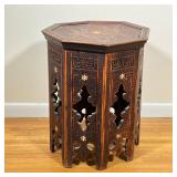 Islamic/Moorish Table - Starburst Design | Antique (1900s) Islamic/Moorish style octagonal occasiona