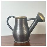 Smith & Hawken Brass Watering Can | Vintage Smith & Hawken brass (decorative only) watering can. - h