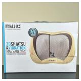 Homedics Shiatsu Massage Pillow | Homedics "3D Shiatsu & Vibration Massage Pillow with Heat" in orig