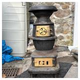 Birmingham Cast Iron Stove | Cast iron wood burning pot belly stove, Baron No. 13 by the Birmingham 