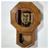 Waterbury Clock Co. Movement & Case | A Waterbury Clock Co. movement in a carved oak regulator case,