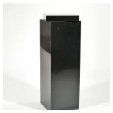 Pedestal Display Stand | Black pedestal with swiveling top. - h. 36 x w. 12 x d. 12 in