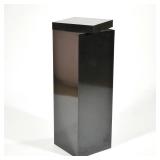 Swiveling Pedestal Display Stand | Black pedestal with swiveling top. - h. 36 x w. 12 x d. 12 in