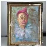 Clown Oil Painting | il on canvas Signed and dated lower right (59?) With studio stamp on verso, ins
