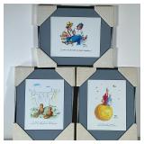 (3pc) Bill Monroe Prints | Each pencil signed and dated. Sight 9.5 x 7.25 in. - h. 14.25 x w. 11.25 