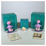 (3pc) Disney Collectibles | From the Disney Classics Collection: Two identical Cheshire Cats from Al