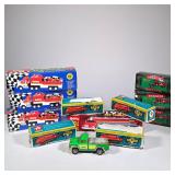 (12pc) Texaco, Getty, & Tonka Trucks | Including three Getty 1995 trucks and a Getty 1994 toy tanker
