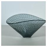 KOSTA BODA GORAN WARFF SIGNED BOWL | Decorative art glass bowl signed on bottom “Kosta Boda / G Warf