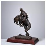 Remington Outlaw Bronze | The Outlaw official issue of the Frederic Remington Art Museum. 1988 The F