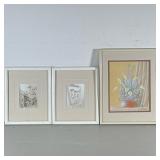 (3pc) STILL-LIFE PRINTS | Signed still-life prints, including a floral still life signed Bottanelli,