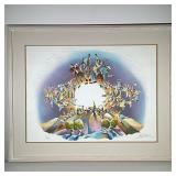 ARI GRADUS (Israeli, b. 1943), LITHOGRAPH | Celebrate the World Color lithograph on paper 24 x 32.5 
