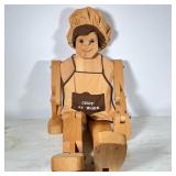Wooden Chef | Flexible “wooden servant” by Wooden Personalities. "Chef at Work" can be posed in diff