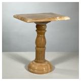 Onyx Tabletop Pedestal Stand | Base dia. 6 in. - h. 13.5 x w. 8 x l. 10.75 in (overall)