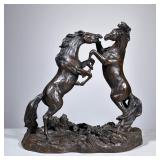 Lanford Monroe Rearing Horses Bronze | Challenging Stallions by Lanford Monroe, Limited Edition ‘83 