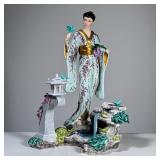 PORCELAIN FIGURE "MARIKO" BY MANABU SANTO FOR FRANKLIN MINT | Porcelain figurine titled "Mariko," de