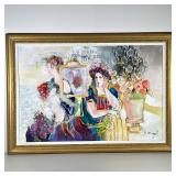 Batia Magal (Israel, b. 1953), Painting | Oil on canvas Signed lower right. - h. 29.5 x w. 41.5 in (