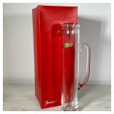 Baccarat Pitcher | Martini pitcher with top and original sticker. - h. 16 x dia. 3 in