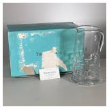 TIFFANY & CO CRYSTAL PITCHER | Tiffany & Co. cut crystal pitcher in original box. - h. 9 x dia. 4.75