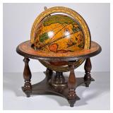 Armillary Globe Music Box | "Il Giro Del Mondo" by MAPSA, made in Italy, with Swiss musical movement