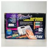 Vintage Brother Label Maker | In original box, electronic P-Touch label maker. - h. 9.5 x w. 15.25 x
