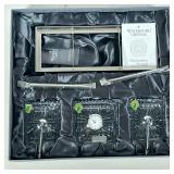 [nib] Waterford Crystal Desk Set | Three piece desk set, comprising two pens and stands and a centra