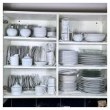 Cabinet Of Fairfield & Other Dinnerware | Appearing to mostly be Fairfield Fine China “classic plati