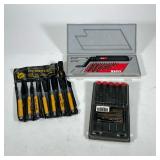 (3pc) CRAFTSMAN & OTHER TOOL SETS | Including a Craftsmen 5-piece micro-tech precision screwdriver s