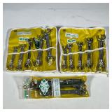 (3pc) S-K TOOL KITS | Including two Metric No. 375 sets of five open ended wrenches, and a set of ra
