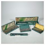 (5pc) THORSEN SOCKET SETS | Including a 10-piece 1/2" drive deep socket set, a 9-piece 3/8" drive de